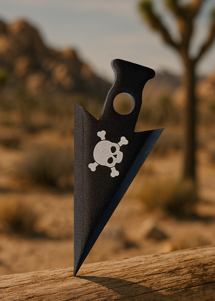 Slim stainless steel EDC survival tool for camping and hunting